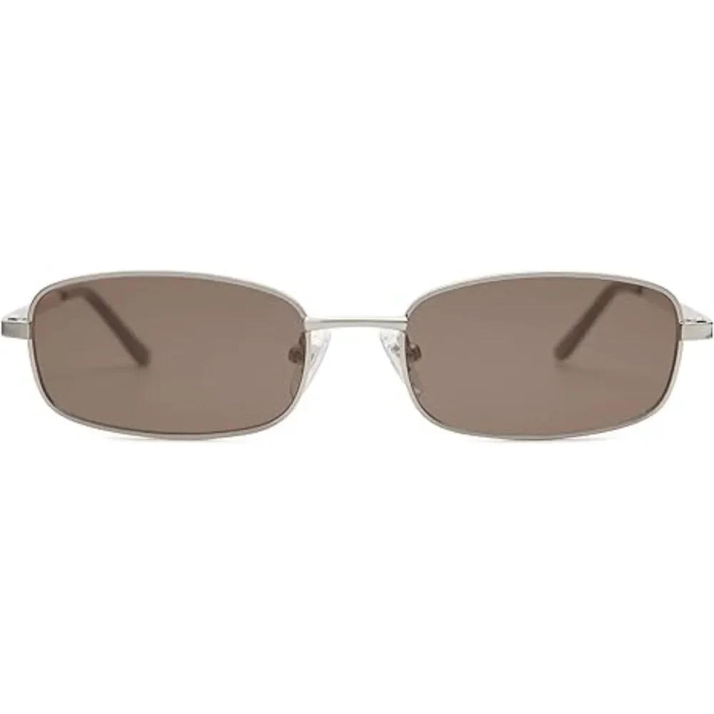 Trendy Small Y2K Rectangle Sunglasses for Women and Men Retro SJ1187